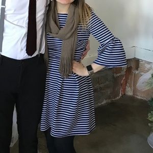 Altar’d State - Navy Long Sleeve Dress Small